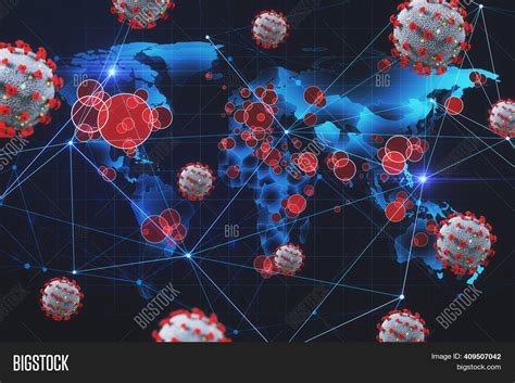 Covid-19 Virus Hearts Image & Photo (Free Trial) | Bigstock