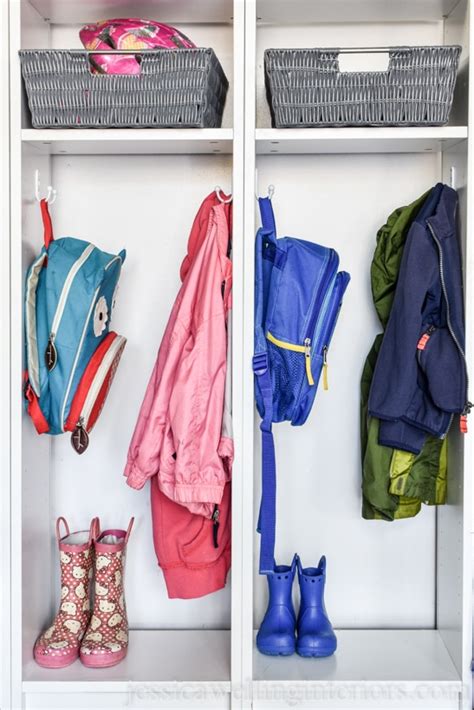 Backpack Organizer A Brilliant Mudroom IKEA Hack Jessica Welling