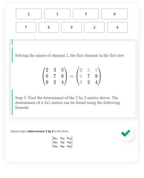 Determinant Of A 3x3 Matrix Calculator Free Math Problem Solver With