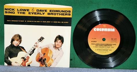 Rare Nick Lowe Dave Edmunds Sing The Everly Brothers Columbia