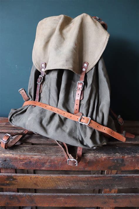 Vintage S S Ww Swedish Army Military M M M Bag Rucksack