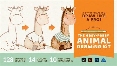 Animal Drawing Kit How To Draw Cute Animals Like A Pro In 2024