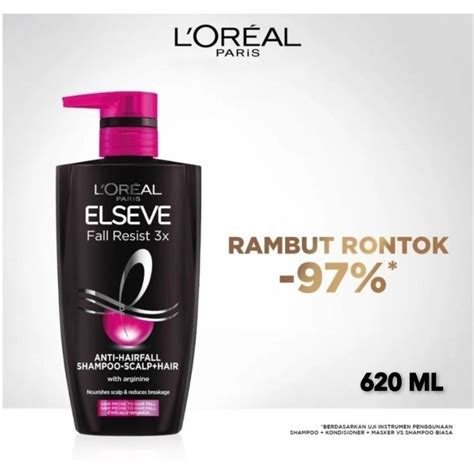 Jual Loreal Paris Fall Resist X Anti Hair Fall Shampoo Ml Shopee