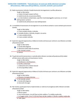 Domande E Risposte TEST Finale Quale Fra Questi Momenti Delligiene