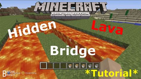 How To Make A Hidden Lava Bridge In Minecraft Xbox Youtube