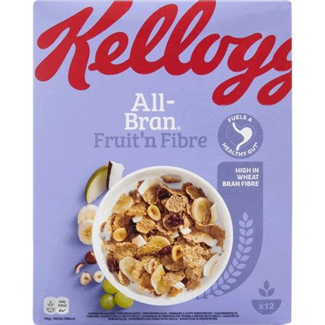 Cereais De Fruta And Fibra Embalagem 500 G · Kelloggs All Bran