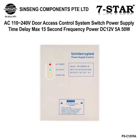 Dc V A Door Access Control Ac V Uninterrupted Power Supply