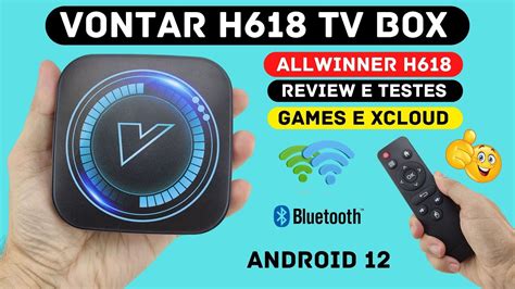 VONTAR H618 TV BOX ALLWINNER H618 04GB DDR3 32 ROM ANDROID 12