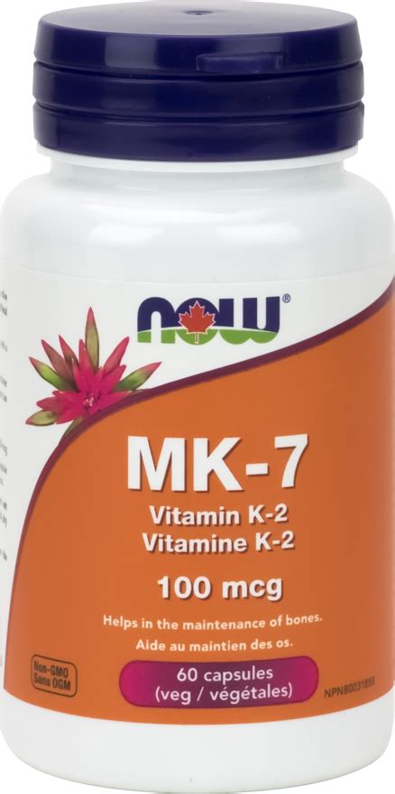 NOW Foods MK 7 Vitamin K 2 100mcg BuyWell BuyWell Canada