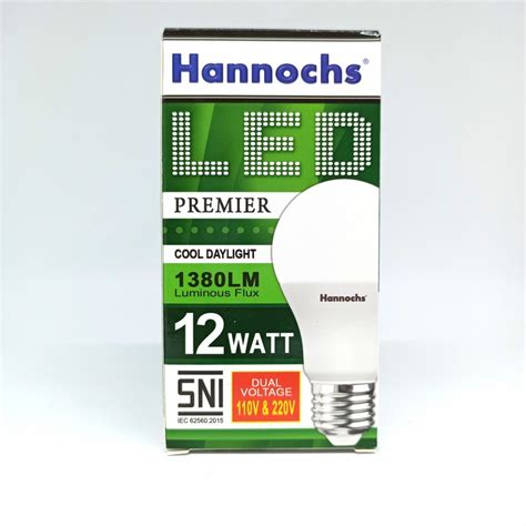 Jual Lampu LED Hannochs Premier 12W 12 W 12 Watt 12Watt Putih