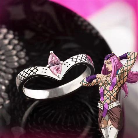 Anime Jojos Bizarre Adventure Stone Ocean Ring Narciso Anasui Cosplay