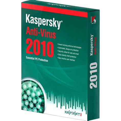 Kaspersky Anti Virus 2010 Software For Windows KL1131ABCFS B H