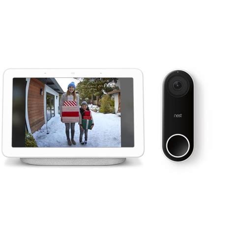 Google Home Hub + Nest Hello Doorbell Bundle at Lowes.com