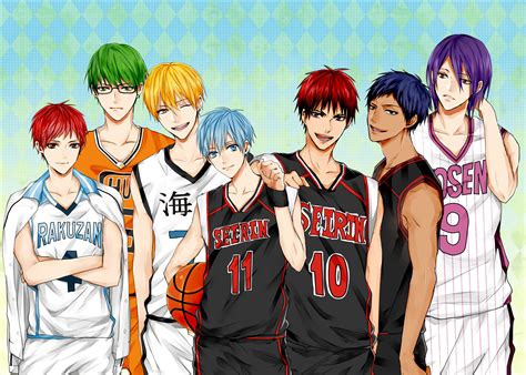 Kuroko No Basket Aomine Daiki Kise Ryouta Kuroko Tetsuya Midorima