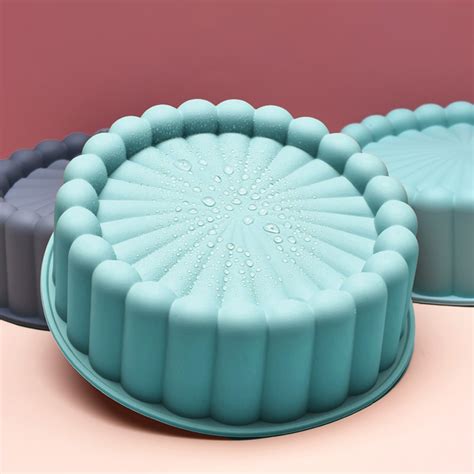 768 Inch Charlotte Cake Pan Siliconenonstick Round Silicone Baking