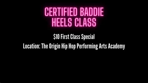 Certified Baddie X Heels Class San Diego 19 Jul 2021