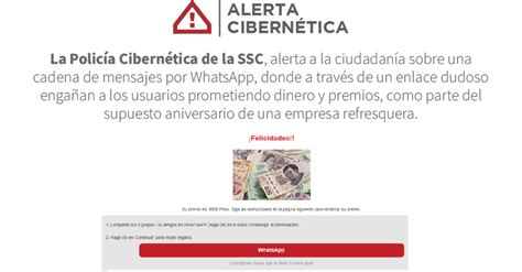 Polic A Cibern Tica De La Cdmx Alerta Sobre Fraude V A Whatsapp