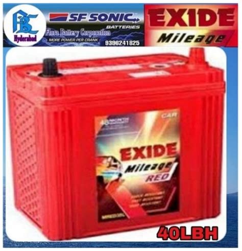 Lbh Exide Car Battery Battery Capacity A Ah Ampere Hour Ah At