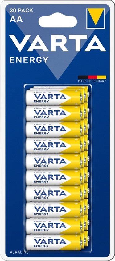 Varta AA LR6 Energy Batterijen 30 Stuks In Blister Bol