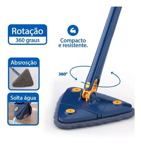 Rodo De Limpeza Esfreg O Triangular Giratorio Rotativo Mercadolivre