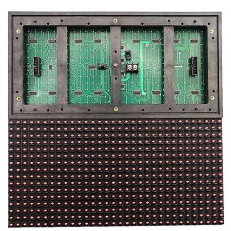 Outdoor P10 Single Red Color LED Panel Green Yellow Blue White Color