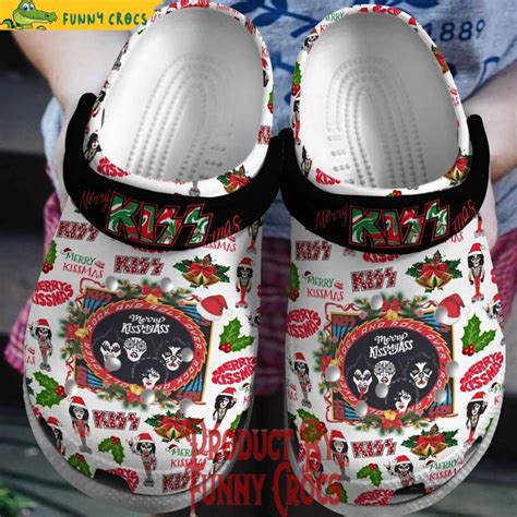 Merry Kissmyass Kiss Band Crocs Discover Comfort And Style Clog Shoes