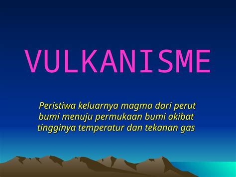 Ppt Geografi Vulkanisme Dokumentips