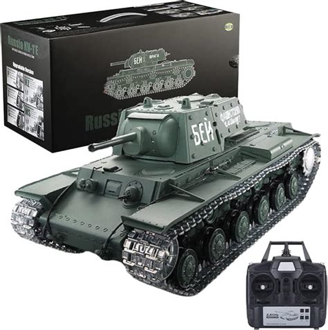 DIYAA Ferngesteuerter Panzer 1 16 2 4GHz RC Panzer Sowjetischer KV 1