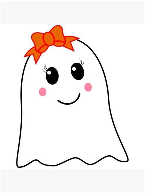 A Ghost With A Bow On Its Head