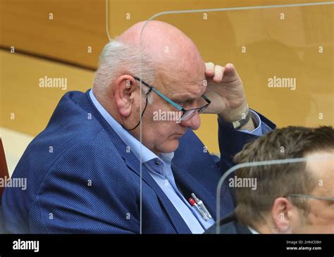 Munich Germany Th Feb Franz Bergm Ller Afd Sits During A