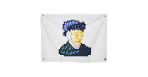 Vincent Van Gogh Pixel Art Tapestry Glucka Pixels Artist Shop