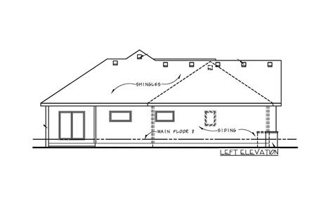 2 Bed Home Plan With Open Living Space 42573DB Architectural