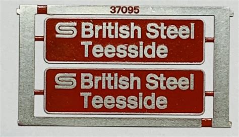 Nameplates Class 37 Oo Gauge Rainbow Railways