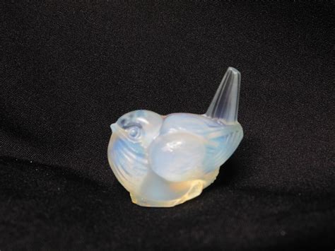 Sabino Opalescent Glass Chubby Bird France Etsy