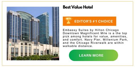 Embassy Suites is #1: The Best Value Hotel on Chicago's Magnificent Mile