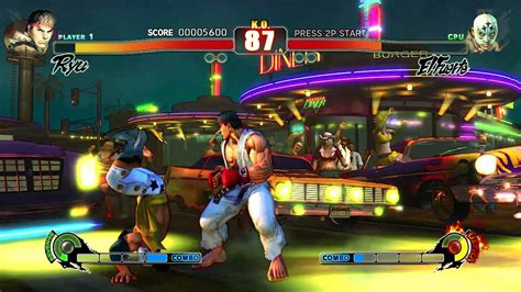 Street Fighter 4 Gameplay On Msi N430gt Youtube