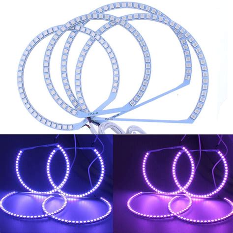 Led Rgb Angel Eyes Halo Rings For Bmw Car Headlight Mm Mm