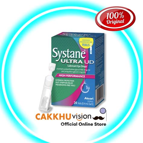 Alcon Systane Ultra Lubricant Eye Drops 05ml X 24 Vials Lazada