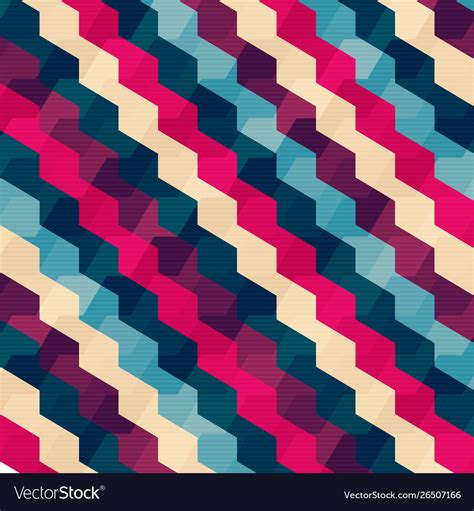 Abstract Color Geometric Pattern Royalty Free Vector Image