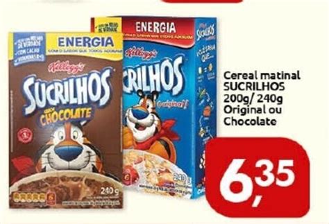 Cereal Matinal Sucrilhos 200g 240g Original Ou Chocolate Oferta Na