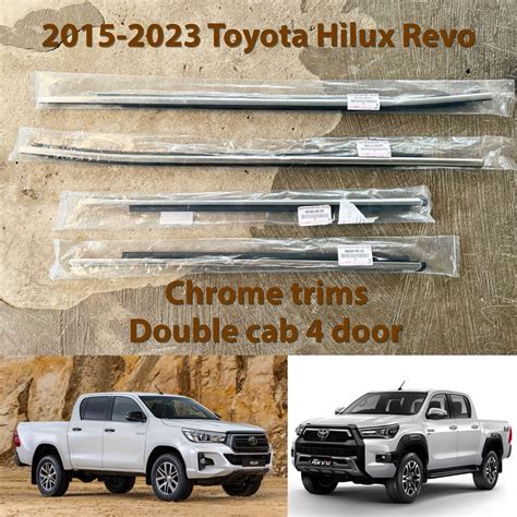 15 23 Genuine Toyota Hilux Revo Chrome Outer Door Belt Line