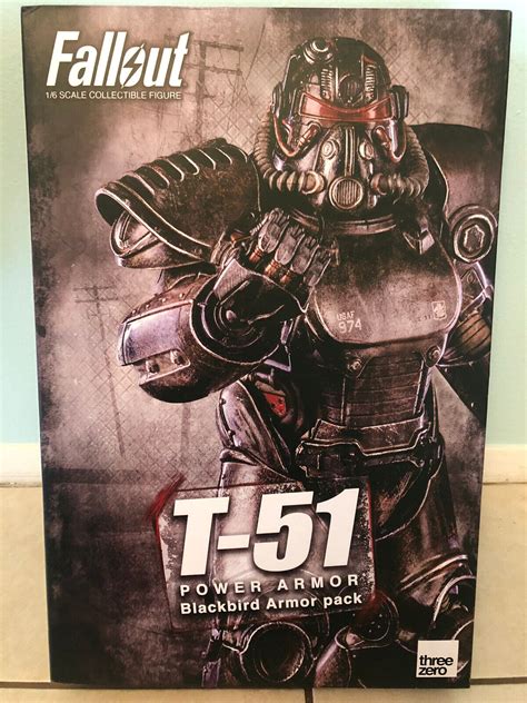 Us Seller Fallout T 51 Blackbird Power Armor Set By Threezero New In Box Nib Ebay