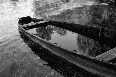 Free Images Sea Ocean Black And White Boat Wave Lake Reflection