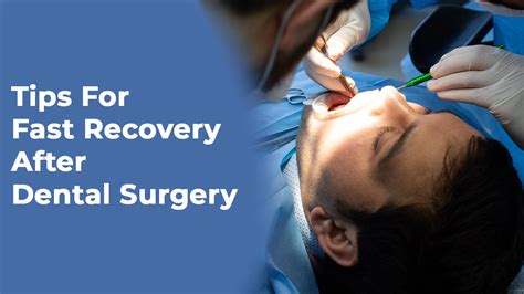 Tips for Fast Recovery After Dental Surgery| Bayswater Dentist