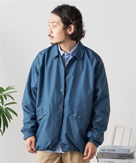 SHIPS anyシップス エニィのSHIPS any別注Pla Jac ナイロン コーチ ジャケット ブルゾン WEAR