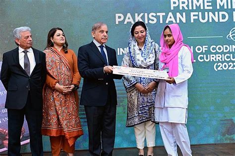 Prime Minister Muhammad Shehbaz Sharif Distributes Scholarship Cheques