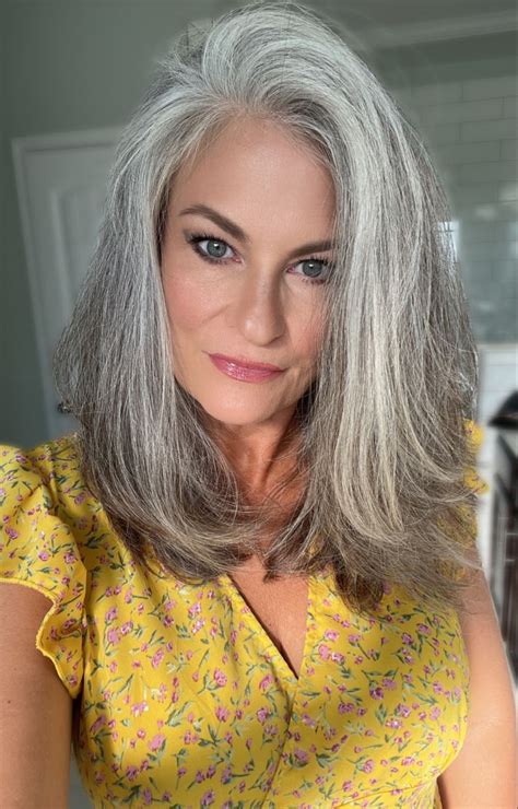 Pin By From My Porch Swing On My Silver Journey Long Hair Older Women Long Gray Hair