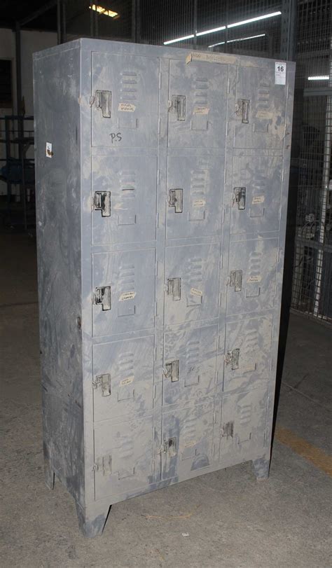 15 Doors Steel Door Locker 15 Doors Steel Door Locker HMR Shop N Bid