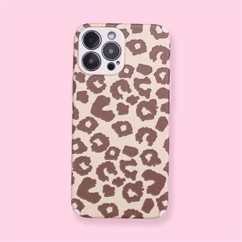 Iphone 13 Pro Max Case Leopard Print Stationery Pal