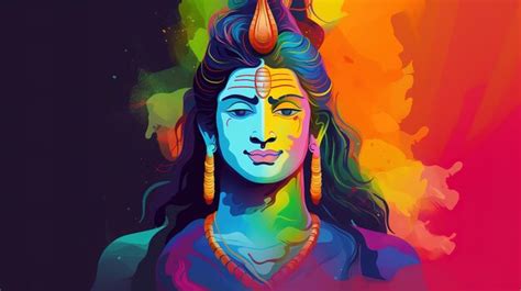 Premium Photo Happy Maha Shivratri Illustration Of Lord Shiva